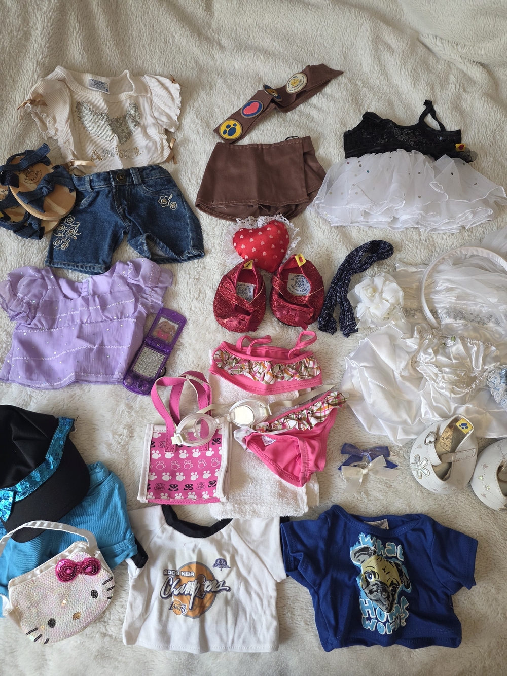 Build A Bear Clothes Lot 32 Items
